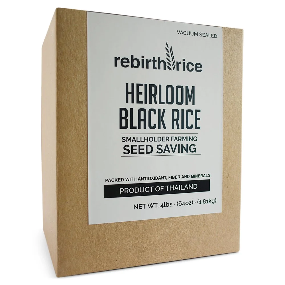Heirloom Thai Black Rice by Rebirth Rice