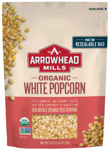 Arrowhead Mills Organic White Popcorn