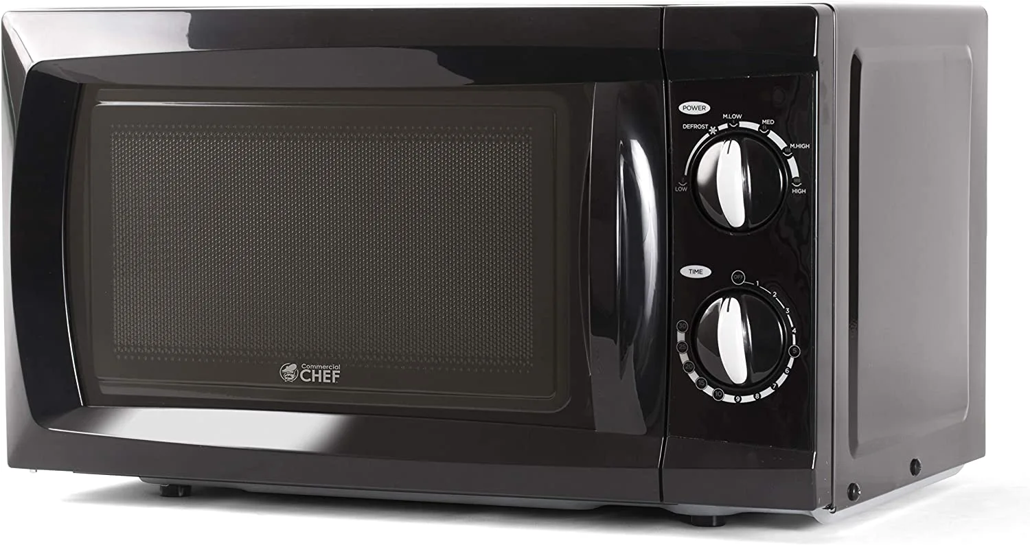 Commercial Chef Countertop 0.6 Cu. Ft Microwave Oven